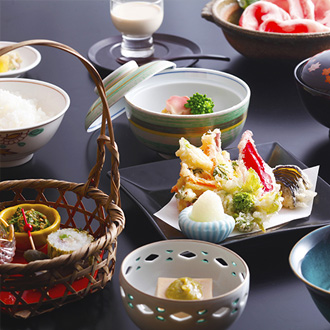 「京都美山 料理旅館 枕川楼」の料理
