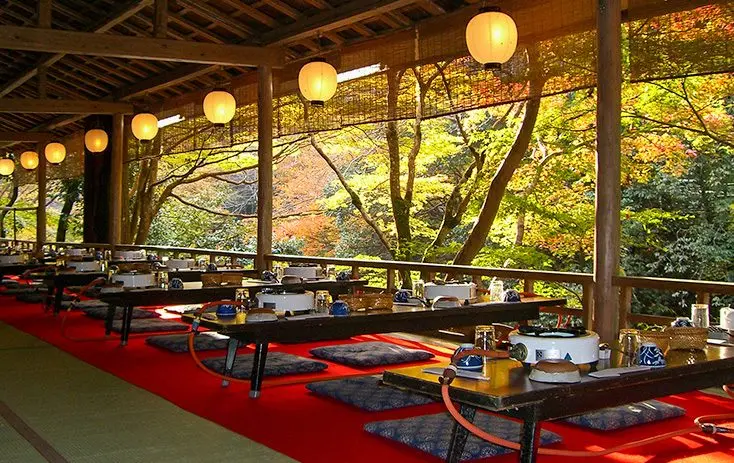 京都の紅葉ランチ