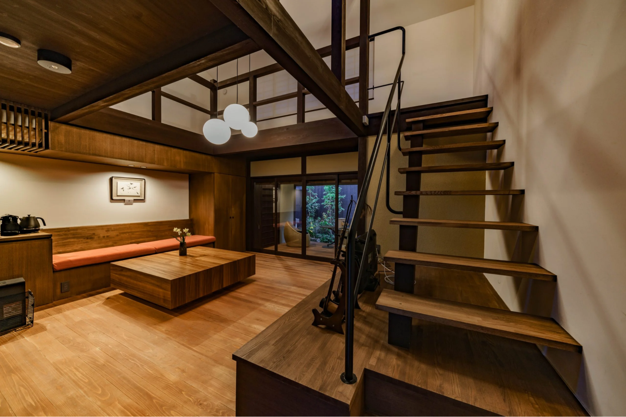 Kyoto Machiya 福音の室内