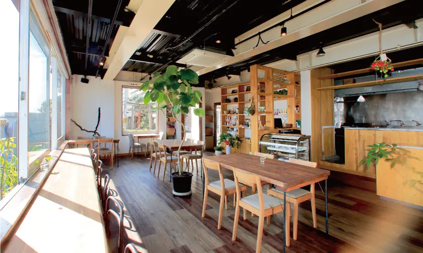 VegOutの店内