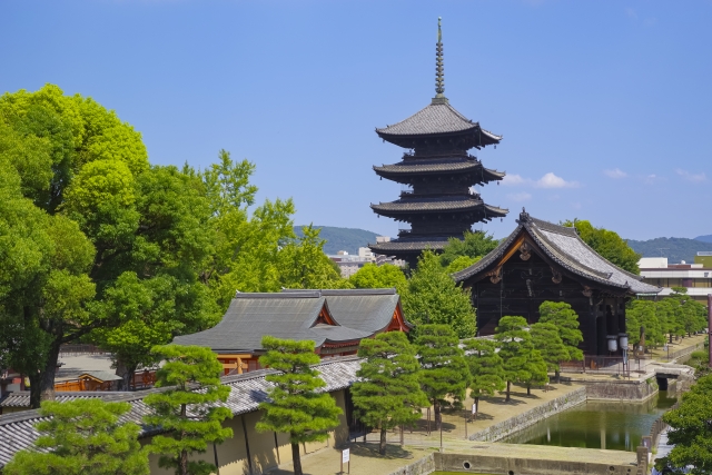 東寺（教王護国寺）の風景