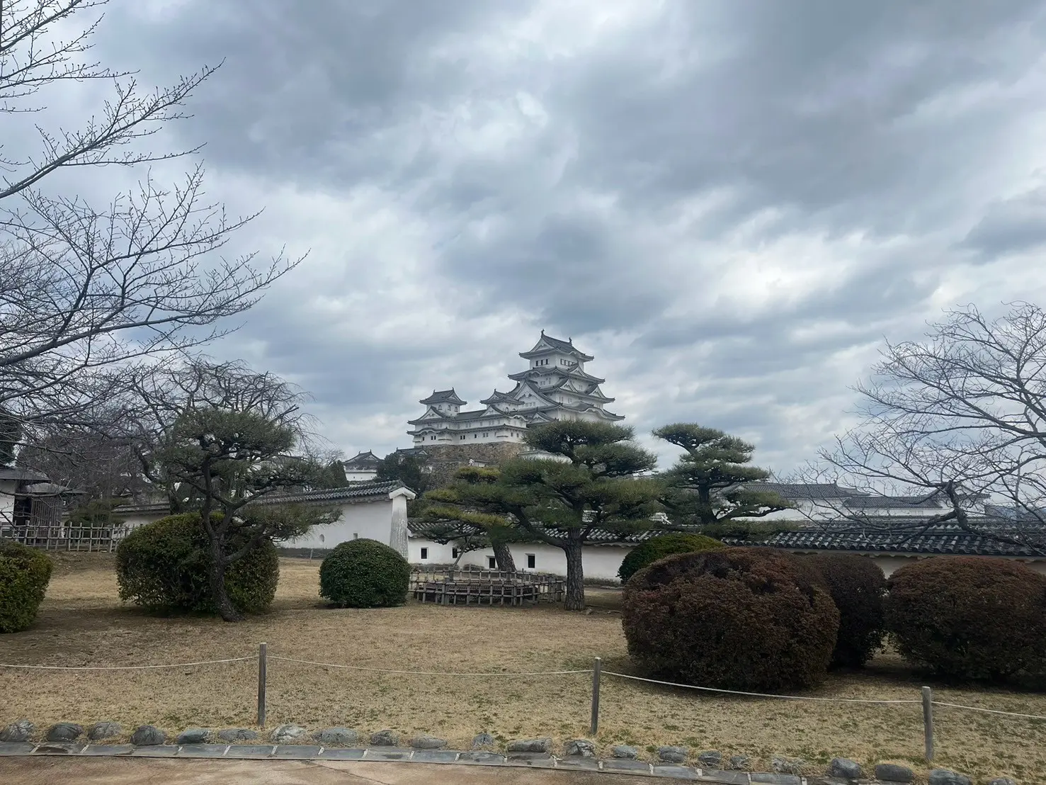 遠くから見た姫路城