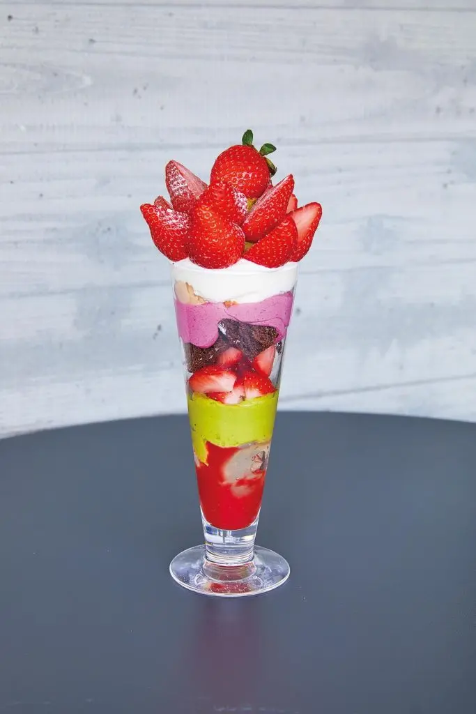 セイボリー京都のパフェメニュー