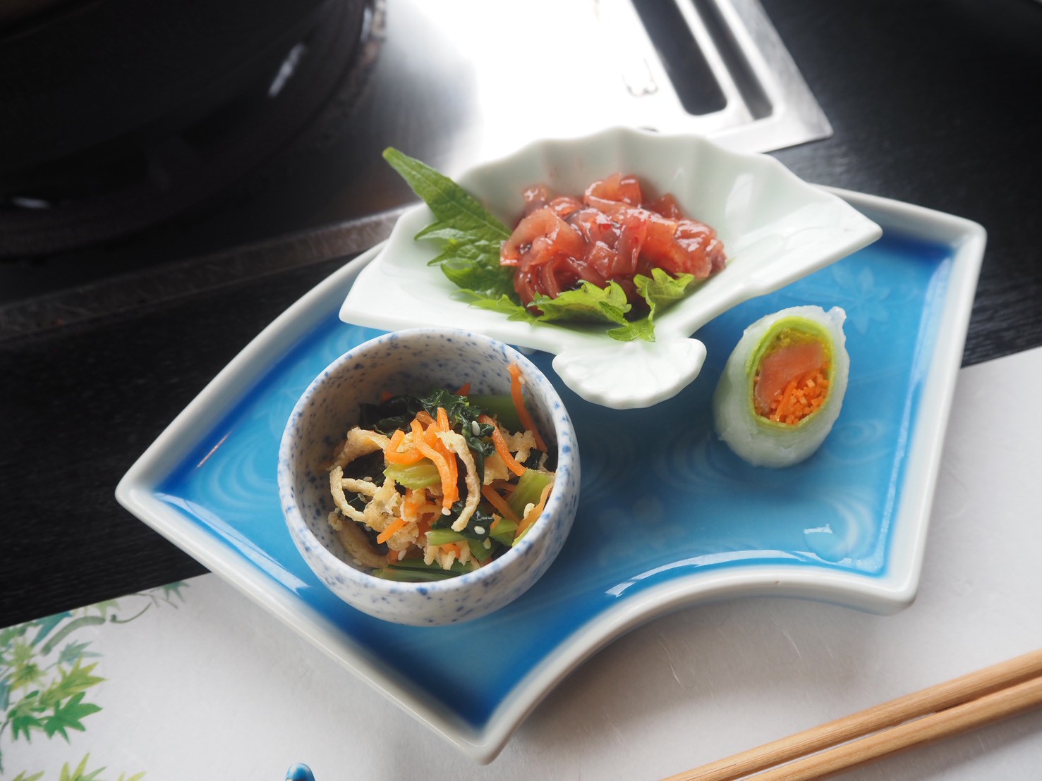 自遊宿・料理旅館松本亭 きじ鍋コース先付け