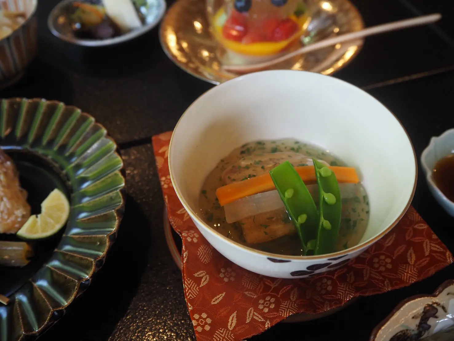 平等院表参道 竹林 アナゴの飯蒸し